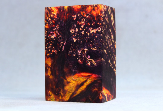 Stabilized Maple Burl Wood Mod Block